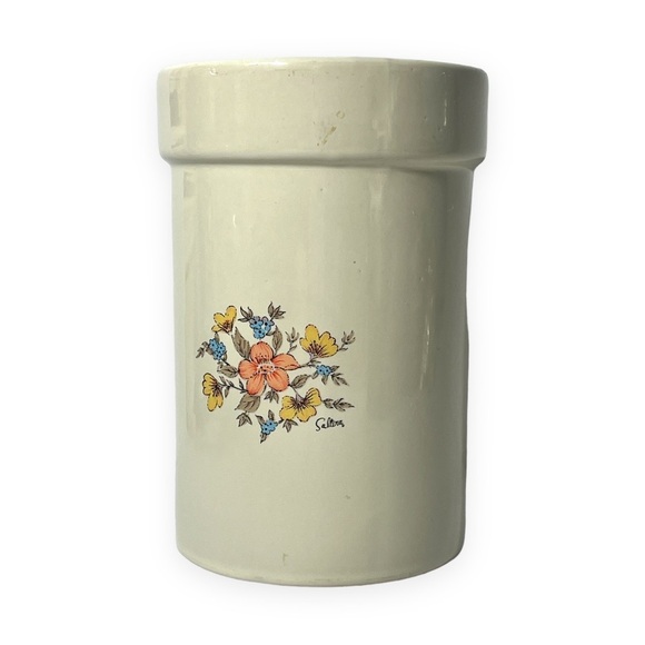 Gourmet‎ Himark Kitchen Utencil Holder Vintage Kitchen Decor Saltera Floral - Picture 2 of 9